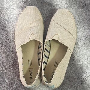 TOMS Women's Espadrilles - Cream Canvas